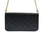 Louis Vuitton Pochette Felicity Monogram Shoulder Bag Black — view 4