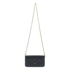 Louis Vuitton Pochette Felicity Monogram Shoulder Bag Black