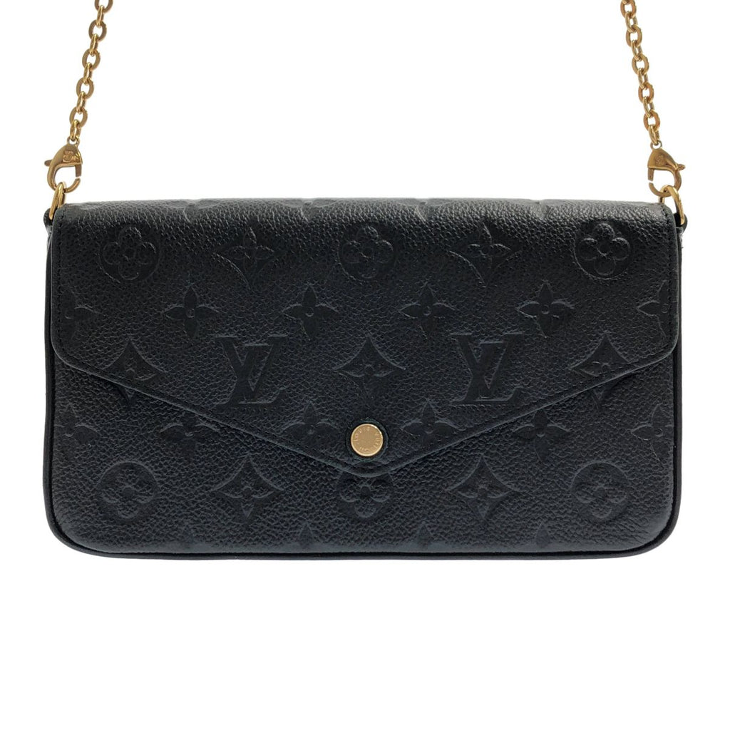 Louis Vuitton Pochette Felicity Monogram Shoulder Bag Black — view 3