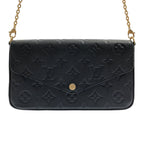 Louis Vuitton Pochette Felicity Monogram Shoulder Bag Black — view 3