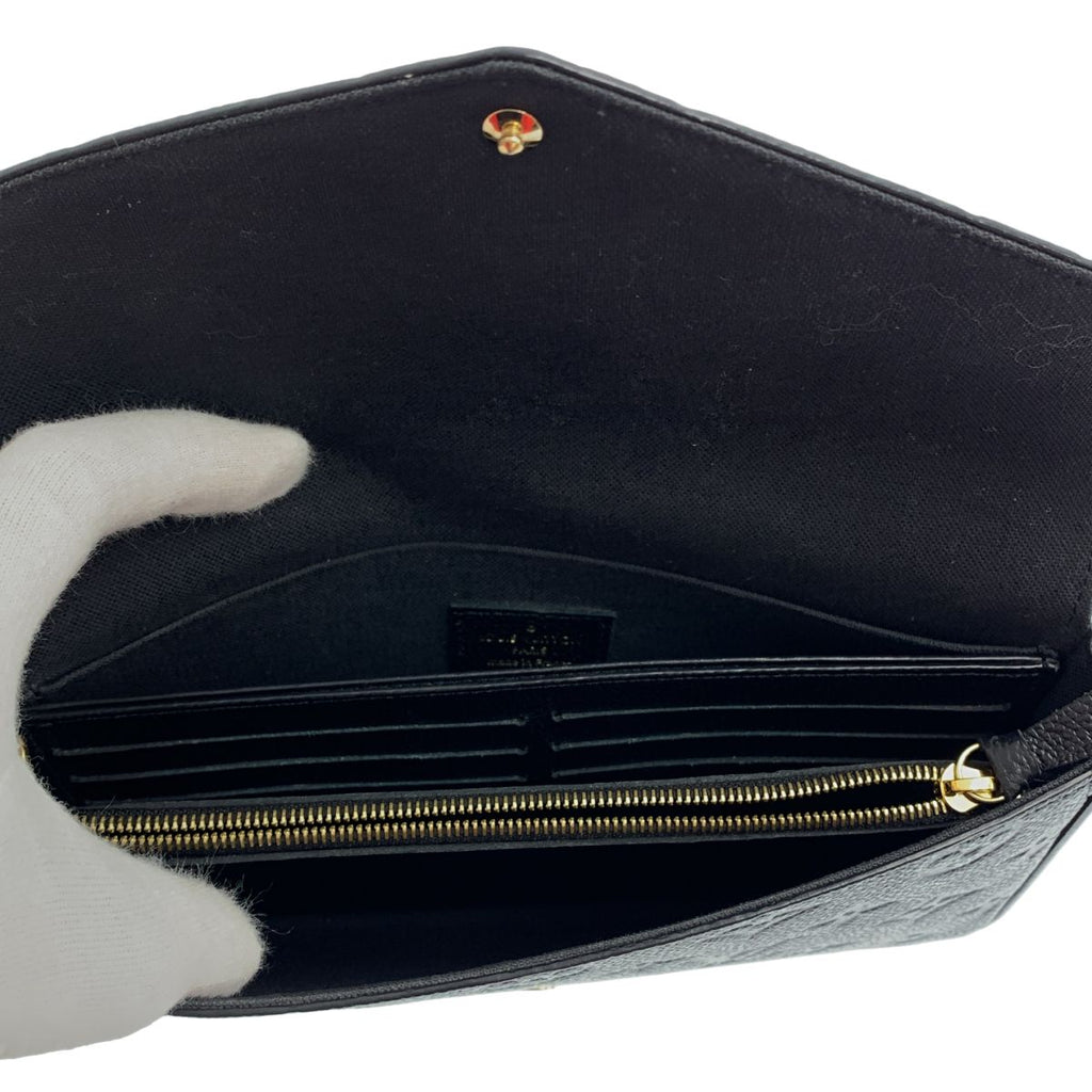 Louis Vuitton Pochette Felicity Monogram Shoulder Bag Black — view 5