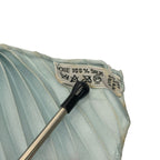 Hermes Neige D'antan Last Year's Snow Pleated Silk All Over Pattern Scarf Blue — view 6