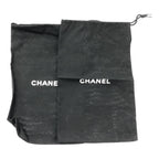 Chanel Leather CC Logo Quilted Flat Shoes 36c Gray Jew — view 9