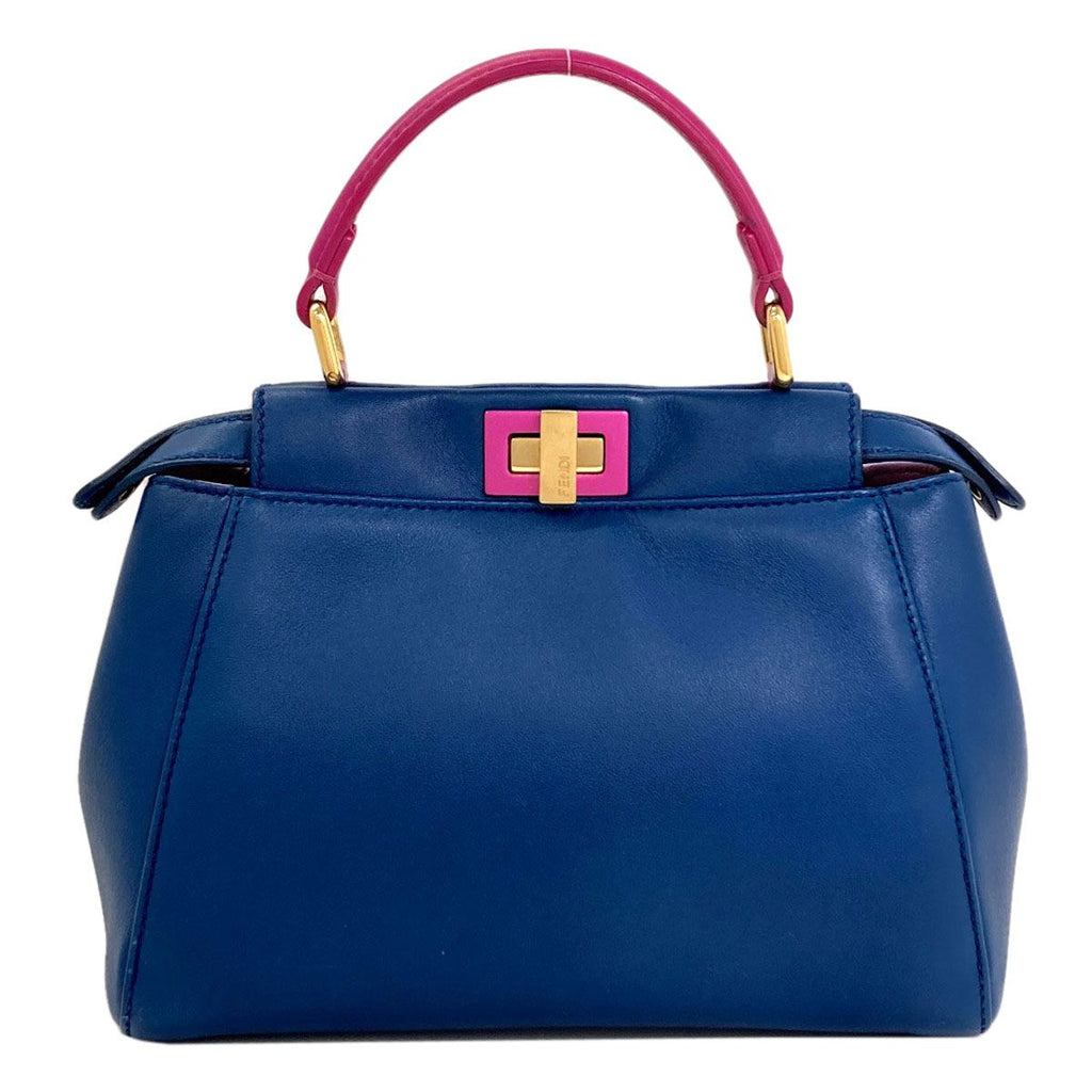 Fendi Peekaboo Mini 2-Way Handbag Calf — view 2