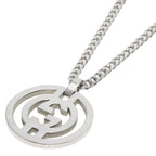 Gucci Interlocking Necklace Silver