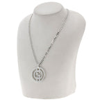 Gucci Interlocking Necklace Silver — view 5