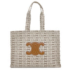 Celine Cabas Thais Large Triomphe Tote Canvas