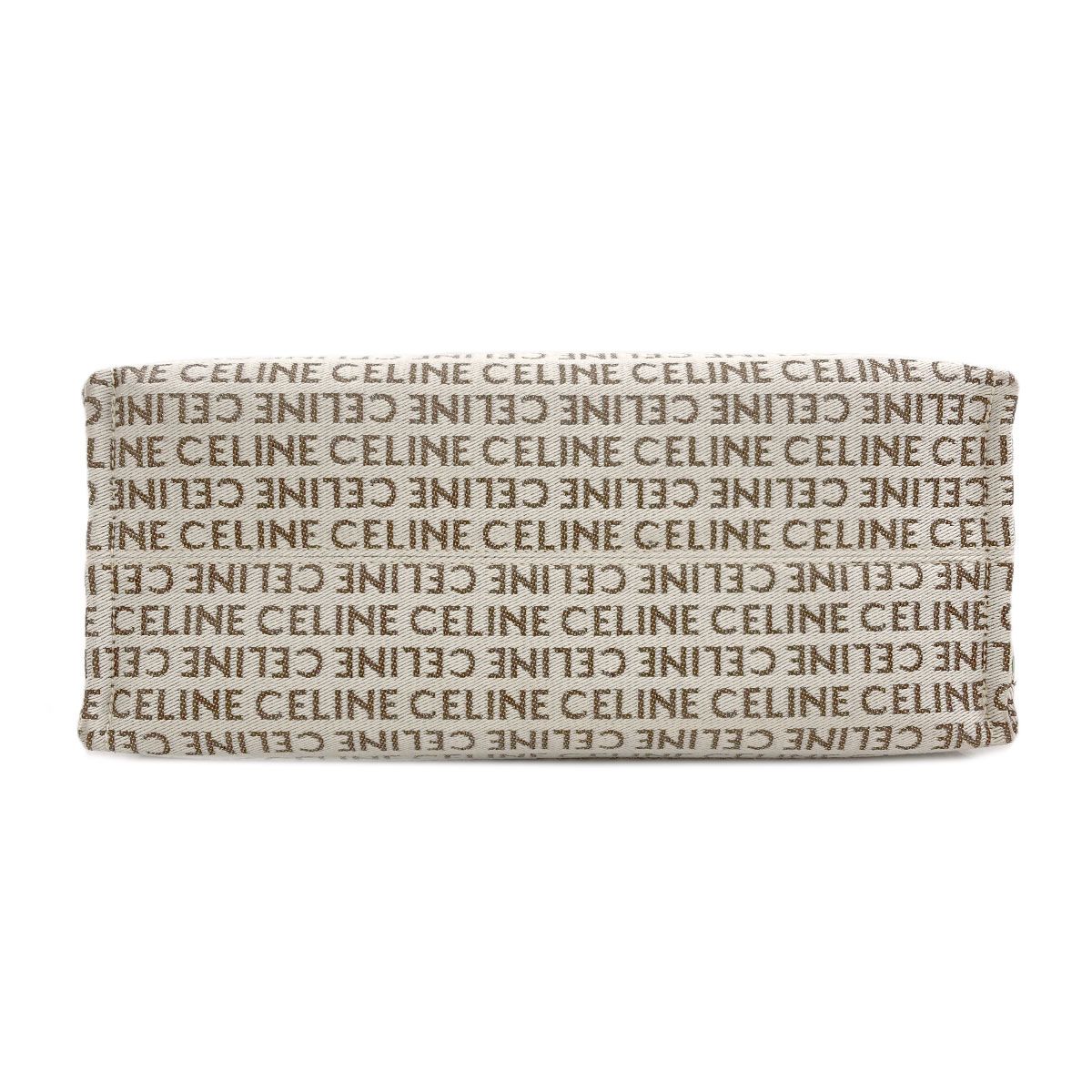 Celine Cabas Thais Large Triomphe Tote Canvas — view 4