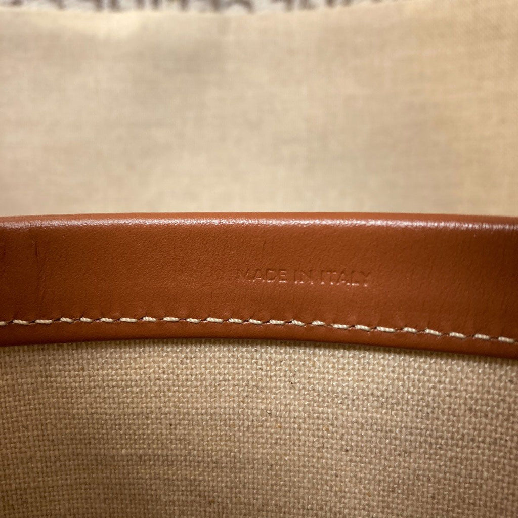 Celine Cabas Thais Large Triomphe Tote Canvas — view 8