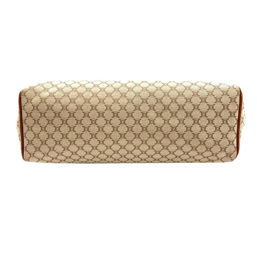 Celine Macadam Pattern Handbag Canvas Leather — view 4