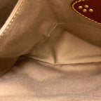 Celine Macadam Pattern Handbag Canvas Leather — view 8