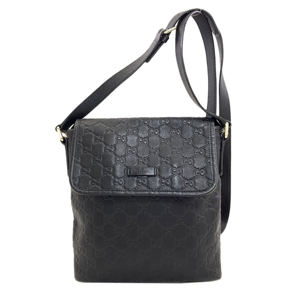 Gucci GG Signature Guccissima Shoulder Bag Calf