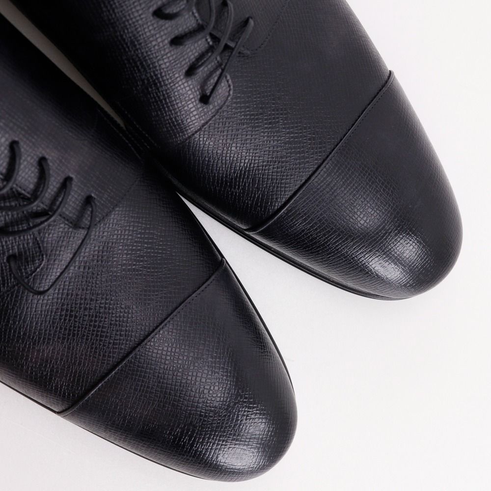 Louis Vuitton Derby Shoes Kensington Leather Black Dress — view 4