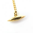 Loewe Anagram Cube Chain Necklace Pendant Gold — view 7