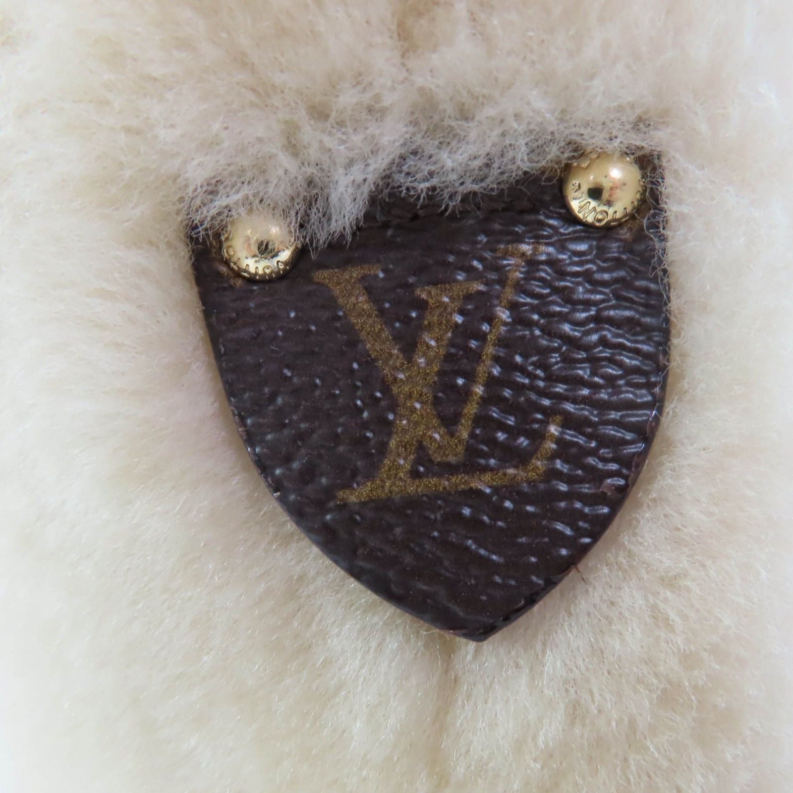 Louis Vuitton LV Bob Line Leather Heels Monogram Boots Short Beige — view 8