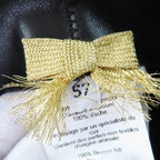 Hermes Gold Chaine D'ancre Beaver Felt Hat Black 57 — view 9