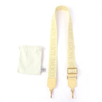 Loewe Leather Anagram Logo Shoulder Strap Yellow Gold — view 2