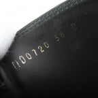 Dior Empreinte Leather Short Boots Black Gold — view 9