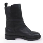Dior Empreinte Leather Short Boots Black Gold — view 5