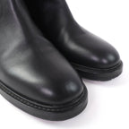 Dior Empreinte Leather Short Boots Black Gold — view 7