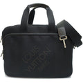 Louis Vuitton Associe GM Handbag 2-Way Damier Jean Canvas Silver