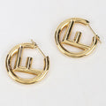 Fendi Earrings Metal Gold