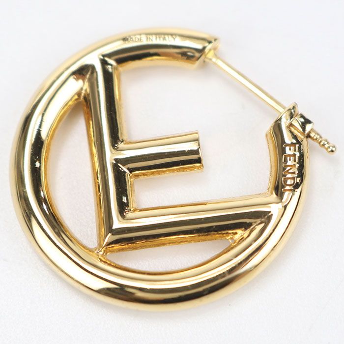 Fendi Earrings Metal Gold — view 3