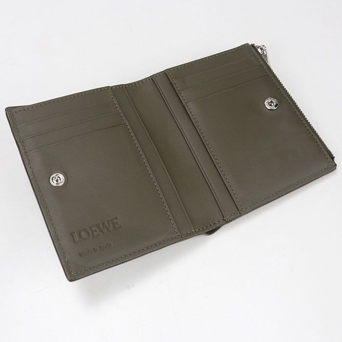 Loewe Slim Compact Wallet Anagram Bifold Calf — view 3