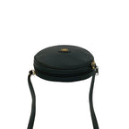 Gucci Vintage GG Logo Leather Mini Shoulder Bag Pochette Black — view 4