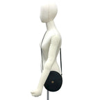 Gucci Vintage GG Logo Leather Mini Shoulder Bag Pochette Black — view 2
