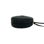 Gucci Vintage GG Logo Leather Mini Shoulder Bag Pochette Black — view 8