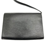 Louis Vuitton Epi Shoulder Bag Pochette le Inner Pocket Deterioration Black — view 2
