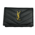 Saint Laurent Yves Wallet Black