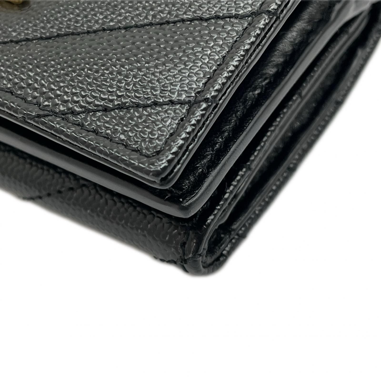Saint Laurent Yves Wallet Black — view 9