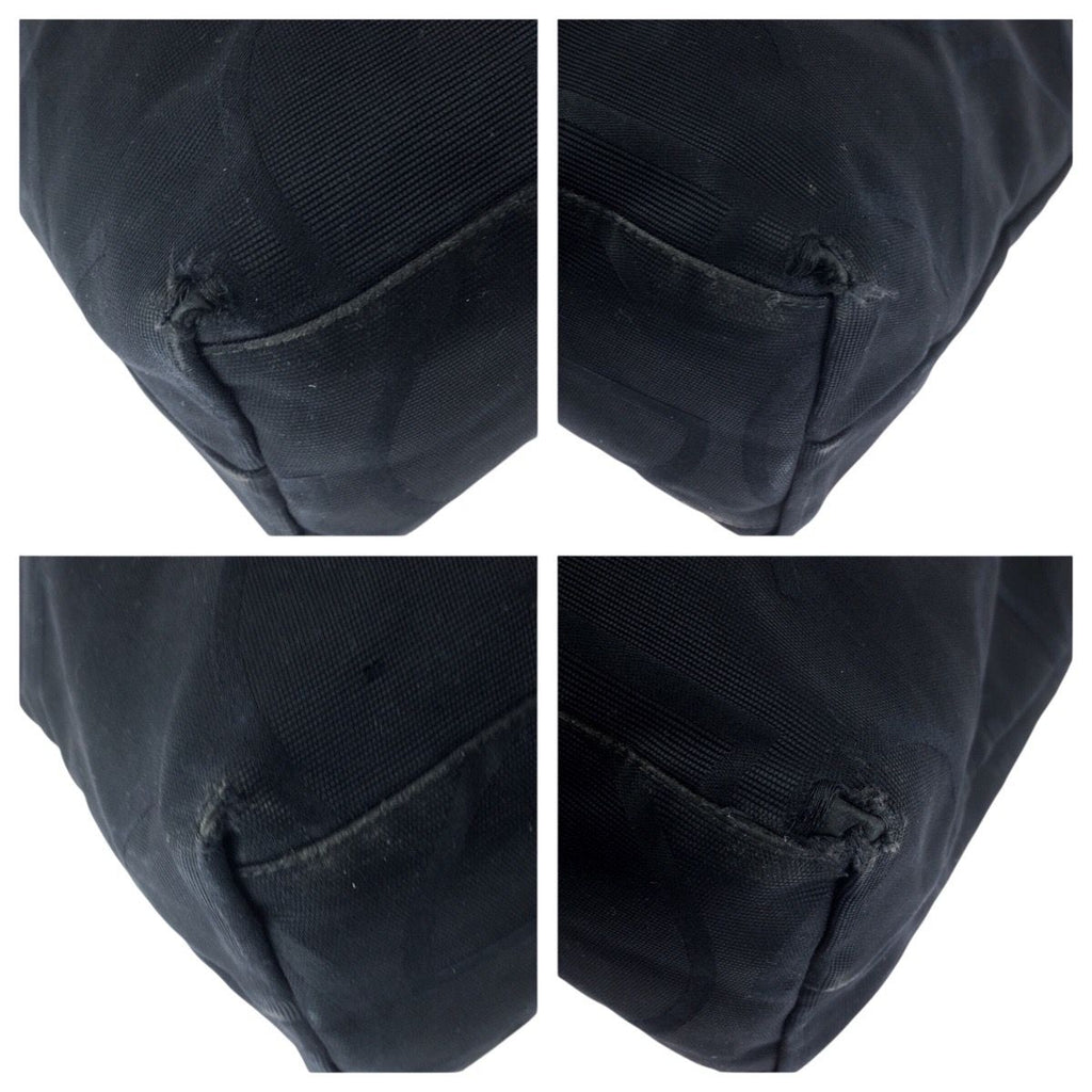 Gucci Logo Black White Canvas Tote — view 3