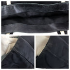 Gucci Logo Black White Canvas Tote — view 6