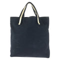 Gucci Logo Black White Canvas Tote