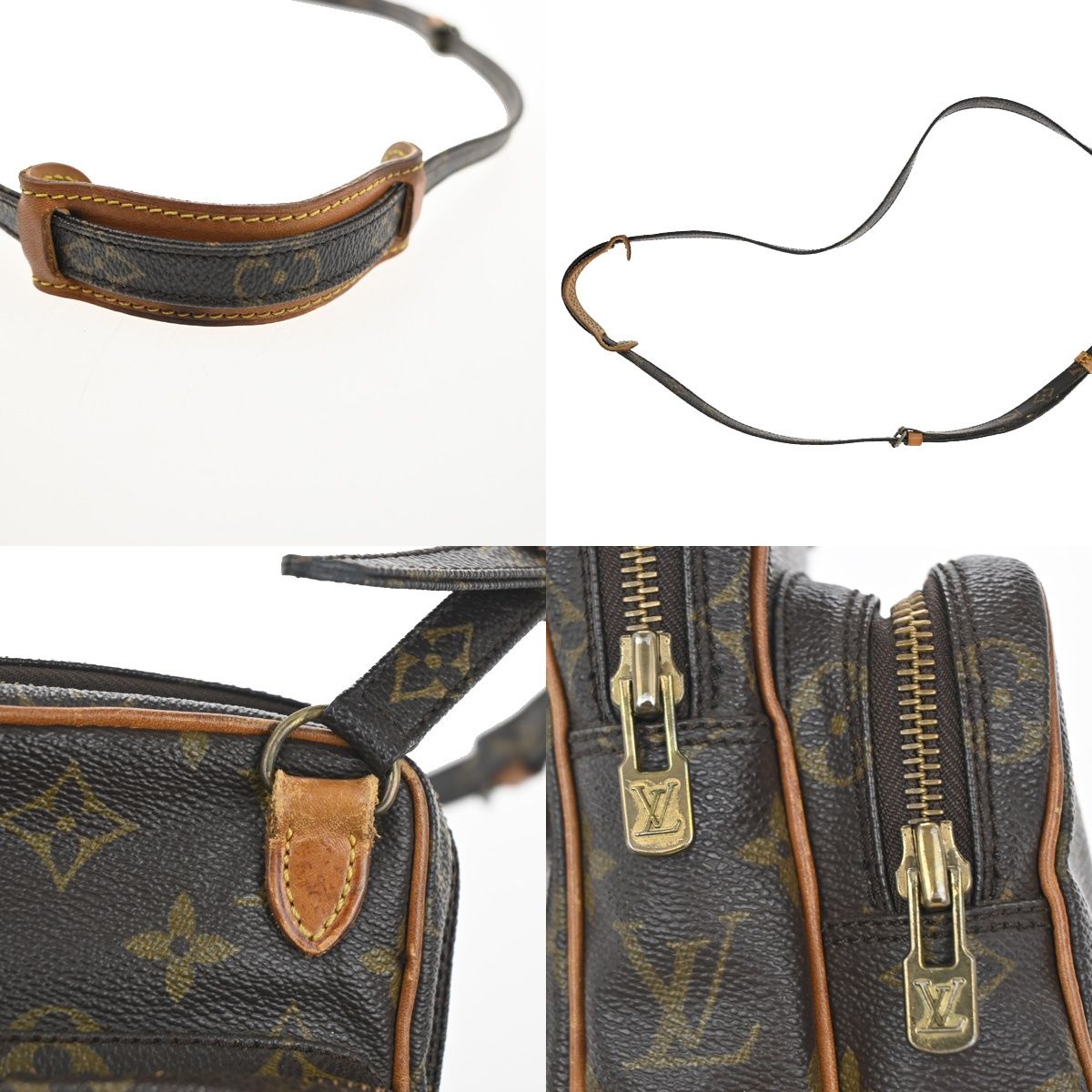 Louis Vuitton Mini Amazon Shoulder Bag Brown Monogram Leather — view 9