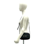Celine Cles Small Camera Bag Leather Pochette Crossbody Black — view 2
