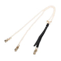 Chanel Suspenders White
