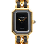 Chanel Watch Premier L Black Leather