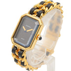 Chanel Watch Premiere M Black Leather — view 2