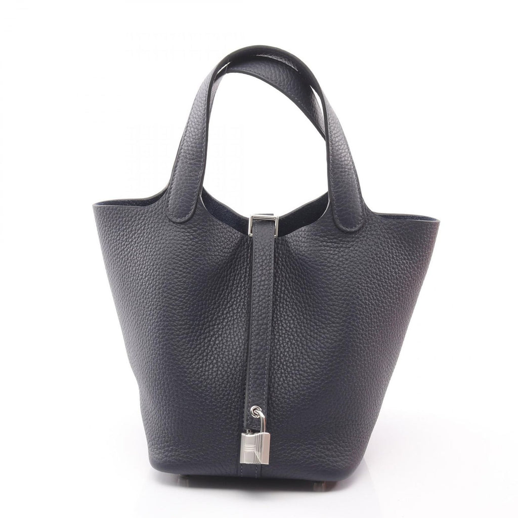 Hermes Handbag Picotin Lock PM Blue New Leather
