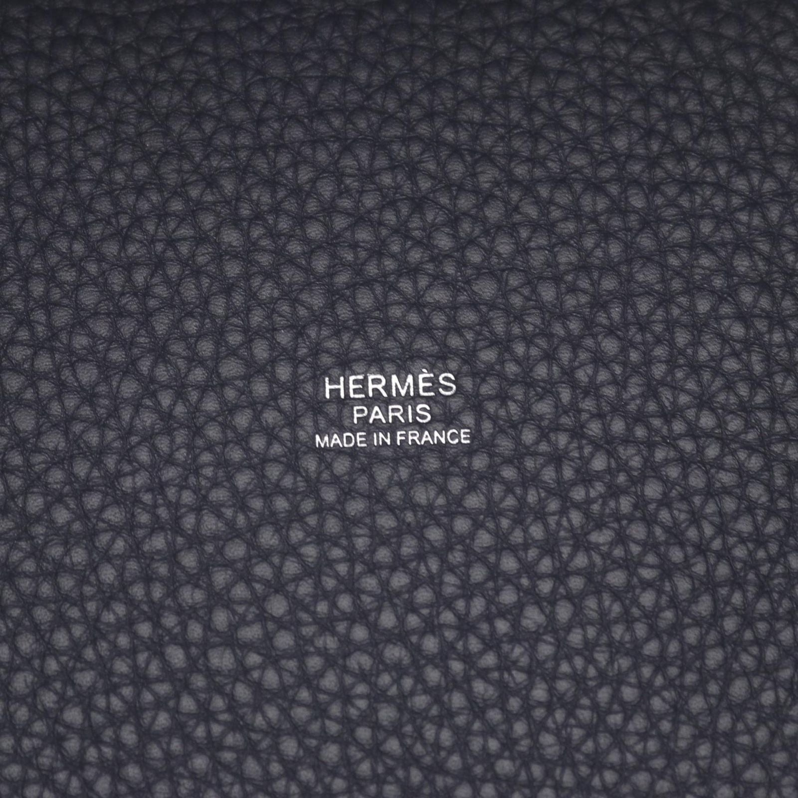 Hermes Handbag Picotin Lock PM Blue New Leather — view 4