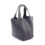 Hermes Handbag Picotin Lock PM Blue New Leather — view 2
