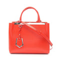 Fendi Handbag Petite 2-Way Red Patent Leather Petit Toujour Shoulder