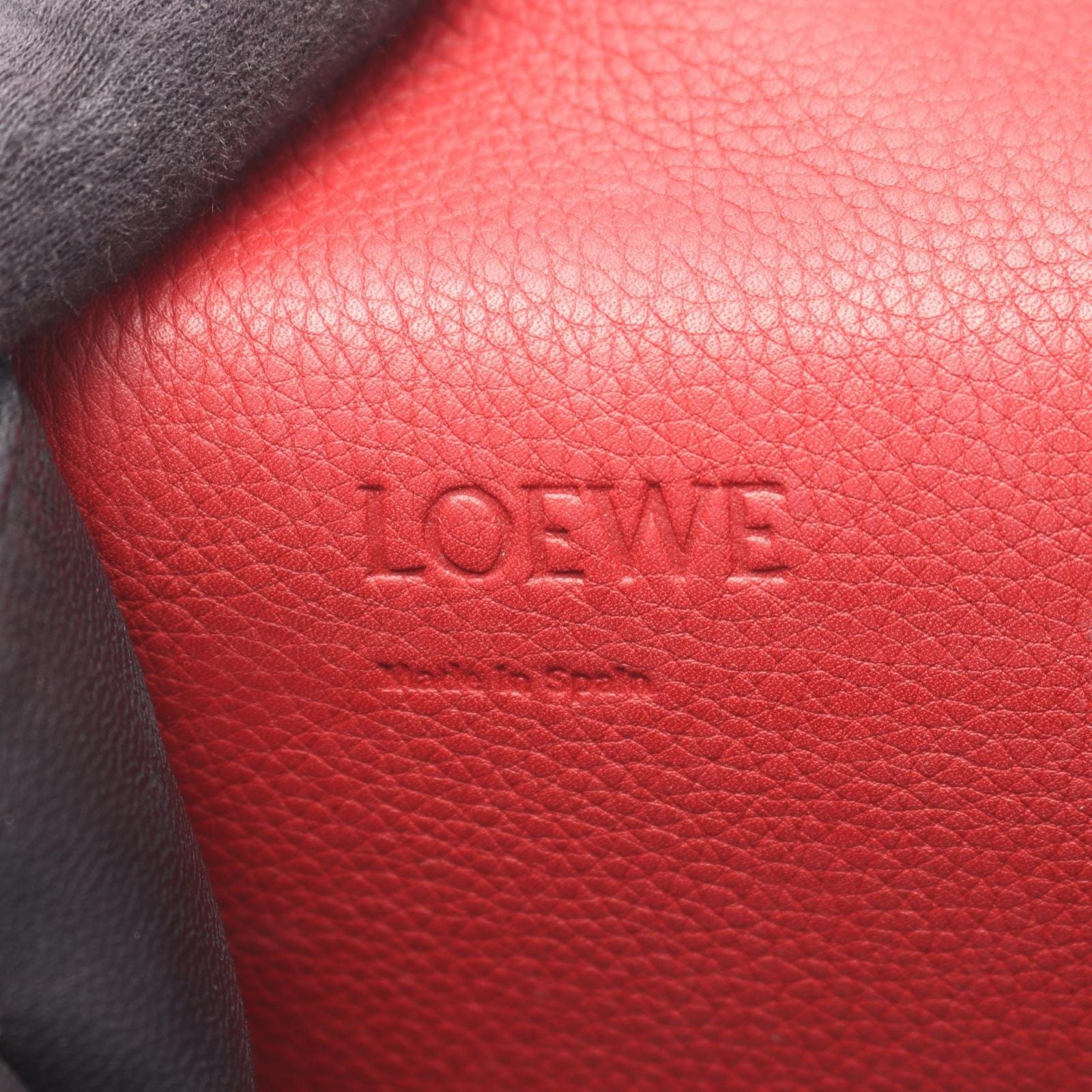 Loewe Shoulder Bag Barcelona Red Leather — view 4