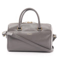 Saint Laurent Paris Handbag Baby Duffle 2-Way Gray Leather