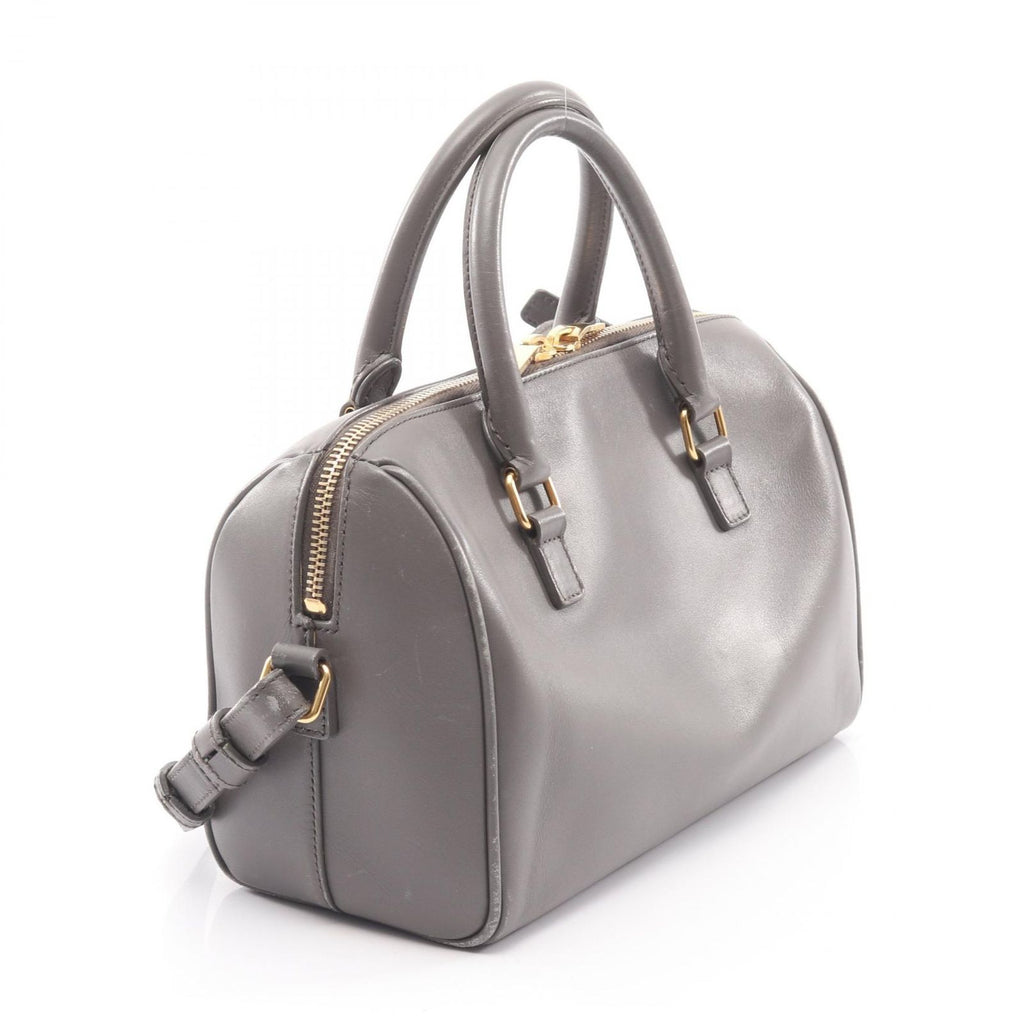 Saint Laurent Paris Handbag Baby Duffle 2-Way Gray Leather — view 2