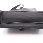 Prada Shoulder Bag Black Nylon Saffiano Leather — view 9
